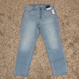 Old Navy Light Blue High-Rise Straight Jeans - 12 Short